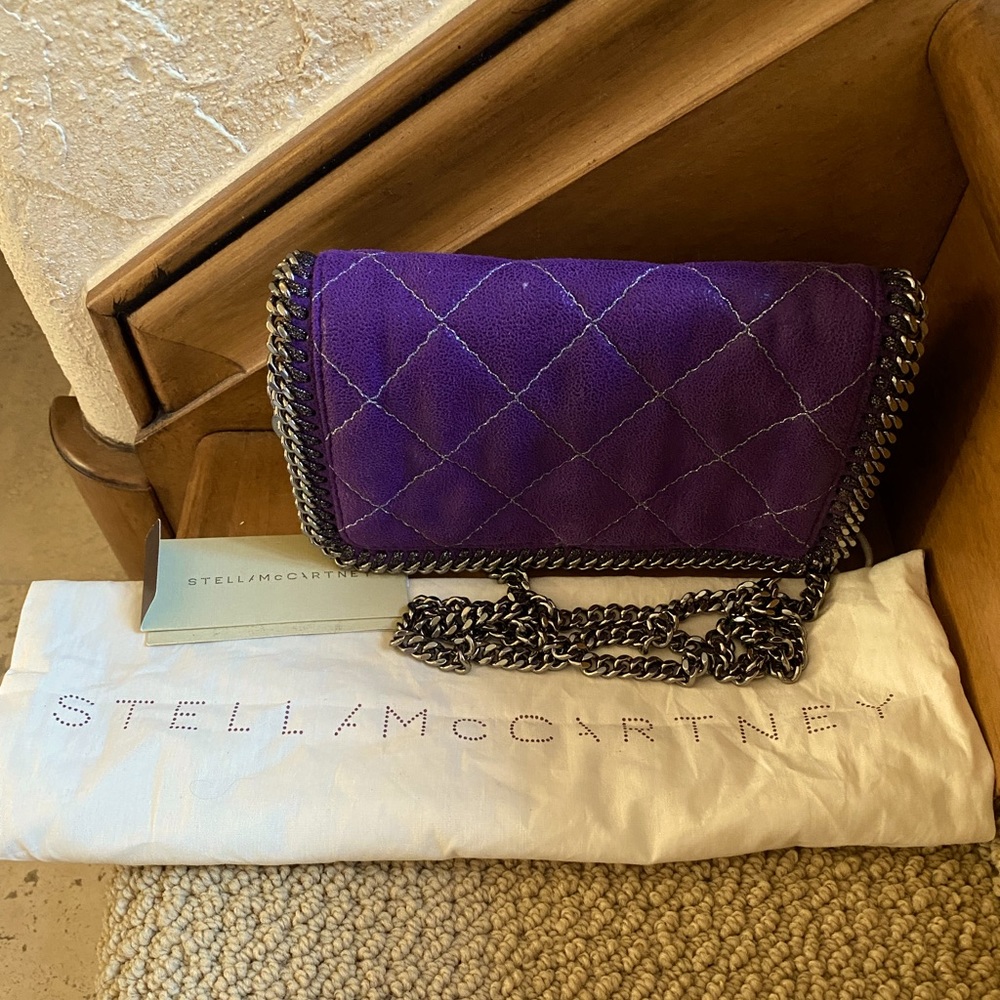 Never used Stella McCartney clutch purse rodium chain. Gorgeous!